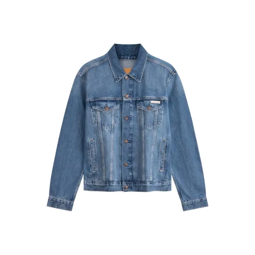 CALVIN KLEIN Denim Jacket Men's Denim Blue