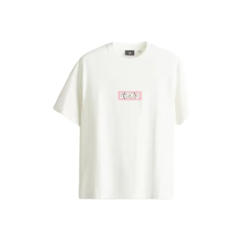 H&M T Shirts Men White-0