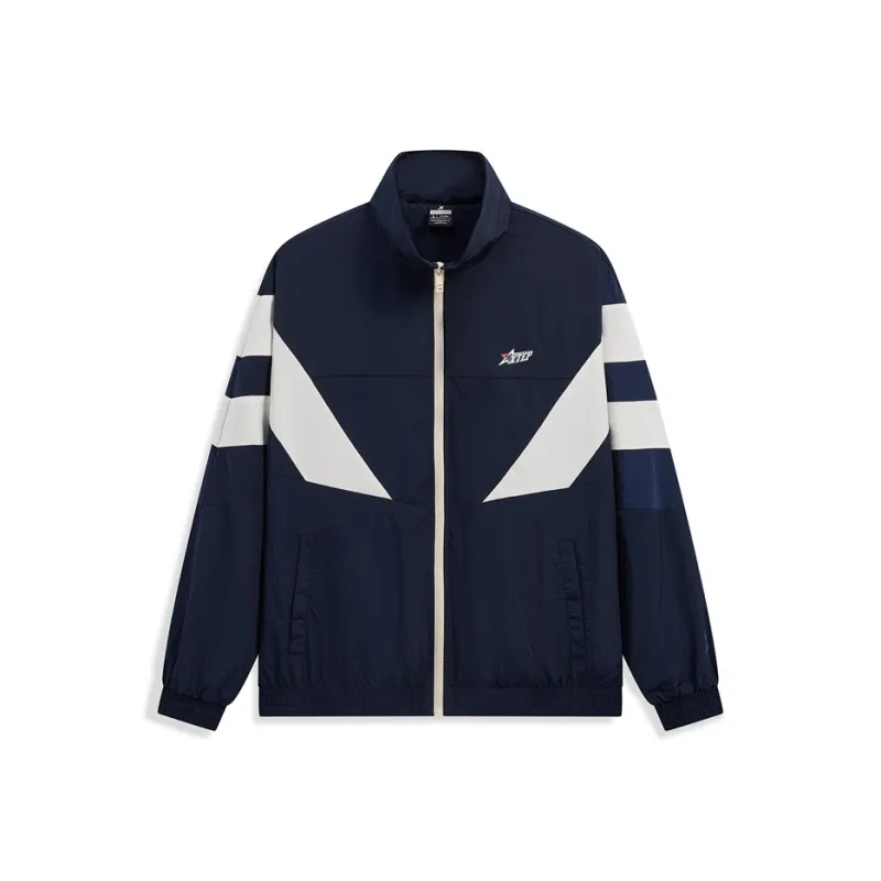 XTEP Jackets Coats Unisex Guanyu Blue/Tofu Skin-0