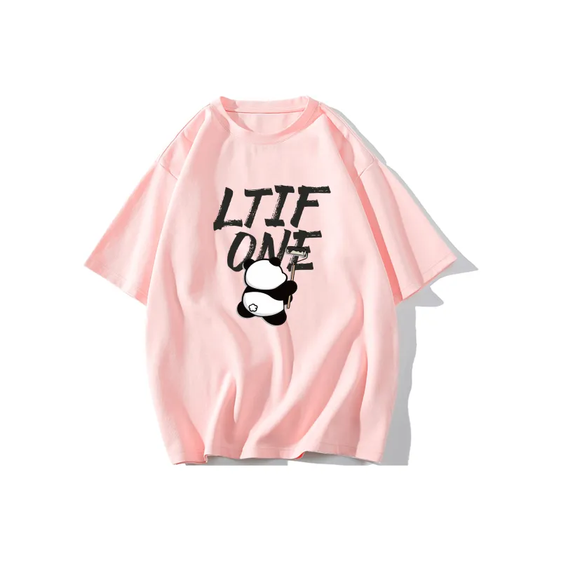 LTIFONE Loose Fit Versatile 100% Cotton T Shirt Unisex-8