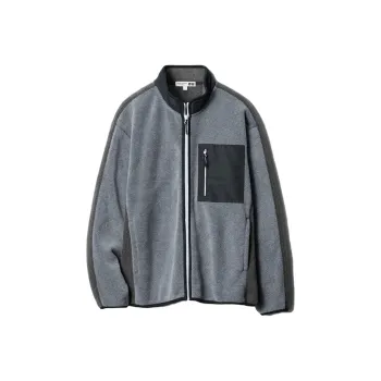 Jw Anderson X UNIQLO Jw Anderson Co Branded Series Jackets Men Dark Gray