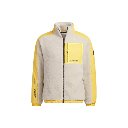 Adidas National Geographic Co downtown Section Jacket Men's Ecru