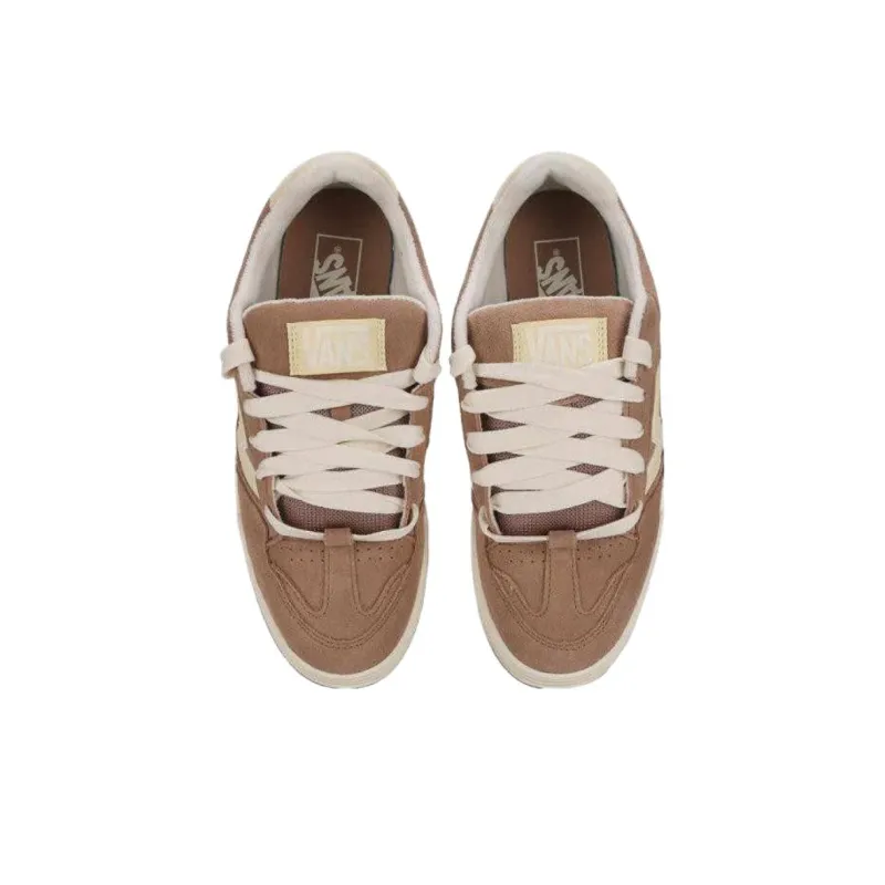 Vans Upland Anti Slip Wear Resistant Low Top Skateboard Shoes Unisex Brown-2