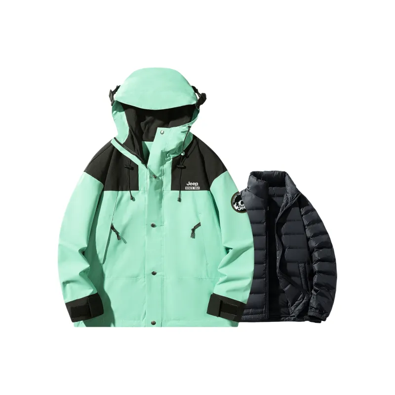 Jeep Waterproof And Windproof Jacket Trench Coat Asia Unisex-28