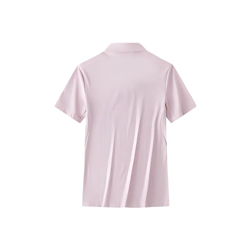 Anta Outdoor Collection Polo Shirt Women's Dusty Pink-1