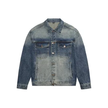 JASONWOOD Cowboy On The Run Denim Jacket Unisex Nostalgic Blue