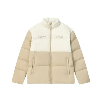 FILA Down Jacket Winter Unisex Poplar Wood Color
