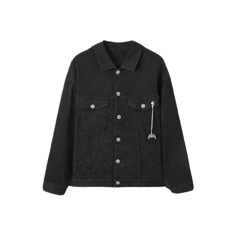JOHN RICHMOND Denim Jacket Men's Black-0