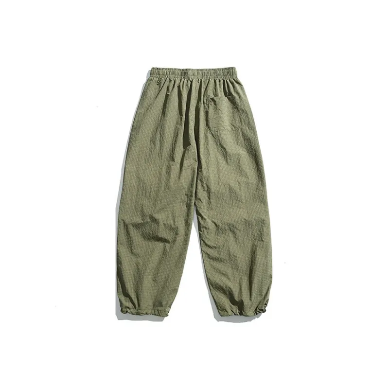 【dme】 Casual Pants Unisex Army Green-1