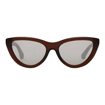 Burberry Metal Acetate Cat Eye Sunglasses Women's Dark Brown