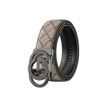 15 MINS Cow Split Leather Belts Men's Width 3.5cm