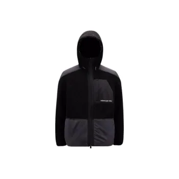 Moncler FW22 Hooded Down Jacket Men's Black
