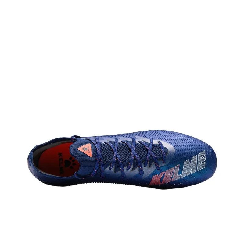 KELME Lightning 2.5 MG Rubber Short Studs Anti Slip Wear Resistant Soccer Shoes Unisex Starry Blue-2
