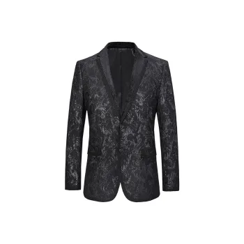ANDREW MACKENZIE Business Suit Men's Black Gray