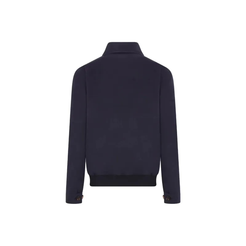 Brunello Cucinelli Long Sleeved Buttoned Shirt Jacket-1