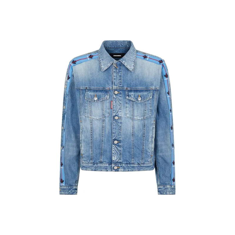 Dsquared2 Ripped Denim Jacket-0
