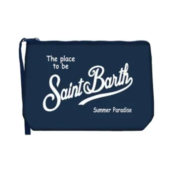 MC2 SAINT BARTHELEMY Polyamide Clutch Large Size Women's Blue