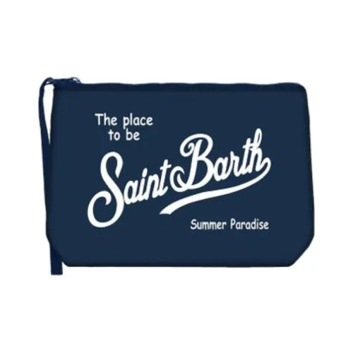 MC2 SAINT BARTHELEMY Polyamide Clutch Large Size Women's Blue