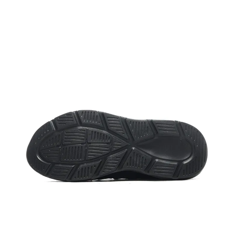 Warrior Slip Resistant Breathable Abrasion Resistant River Trekking Shoes Men's All Black-4