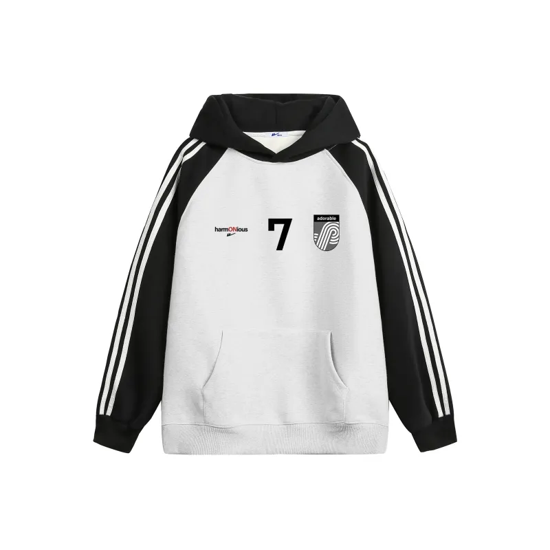 Warrior Sweatshirt Unisex Navy Blue & Yellow Color Block-6