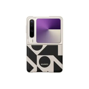 HUAWEI Vegan Leather Material Geometric Phone Cases Compatibility With Huawei Pura Minimalist