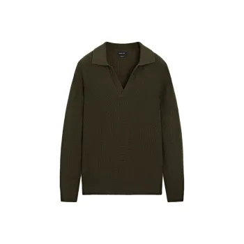 Massimo Dutti Sweater Men's Dark Khaki