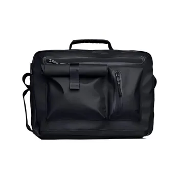DECATHLON Polyester Crossbody Bag Unisex Obsidian Black
