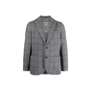 Circolo 1901 Plaid check Single breasted Blazer