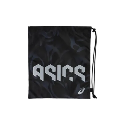 Asics Polyester Storage Bag Medium Size Men's Black