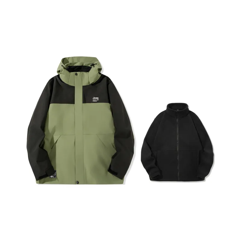 Jeep Windbreaker Jacket Trench Coat Unisex-37