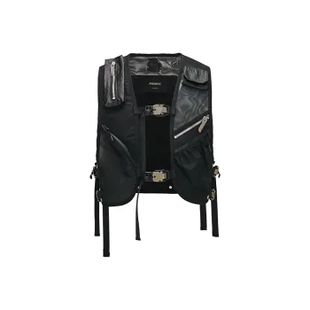 455EMBLE Vests Unisex Black