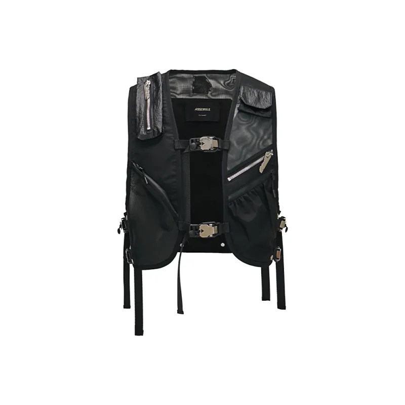 455EMBLE Vests Unisex Black-0