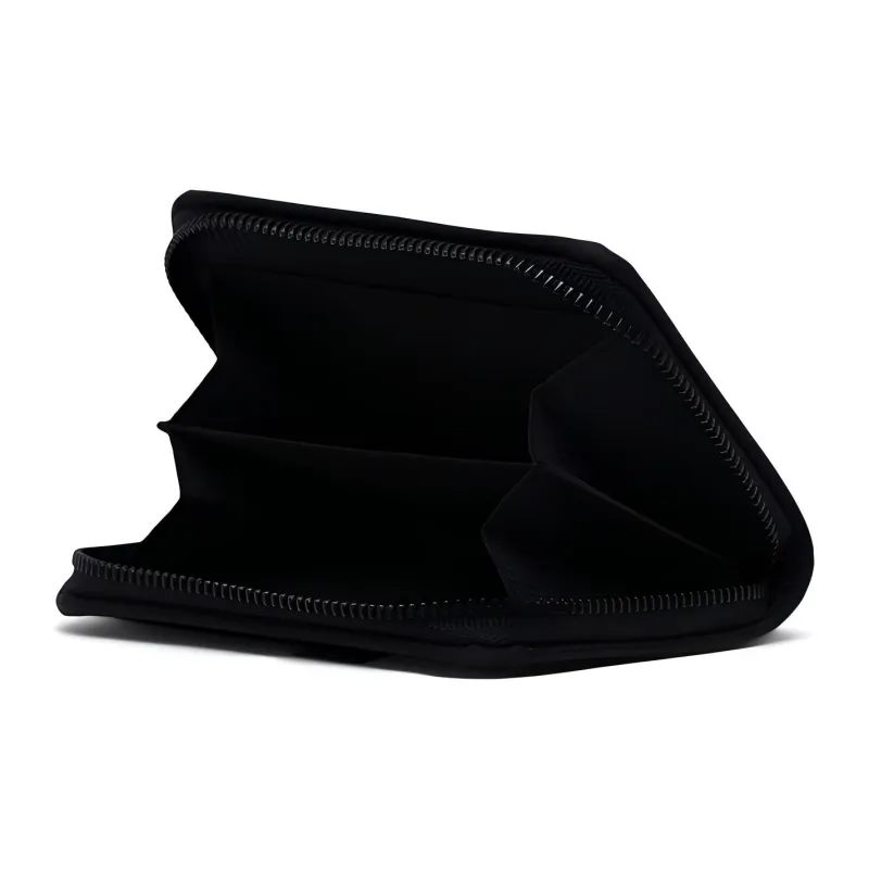 Herschel Satin Coin Purse Wrist Bag Wallet Unisex Black-2