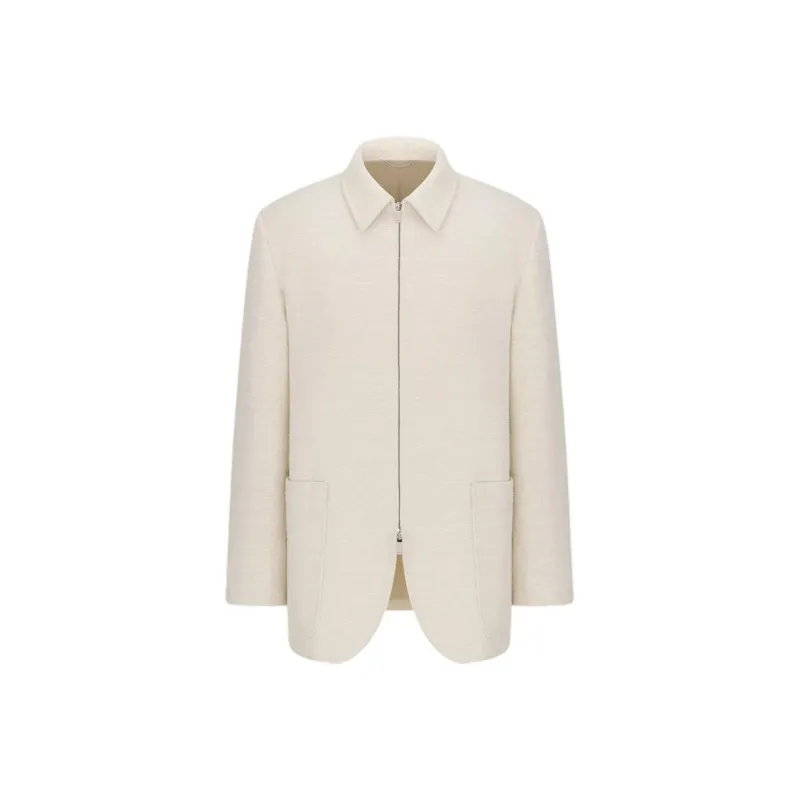 DIOR SS25 Summer Men's Clothing Collection Jackets & Coats Men's White-0