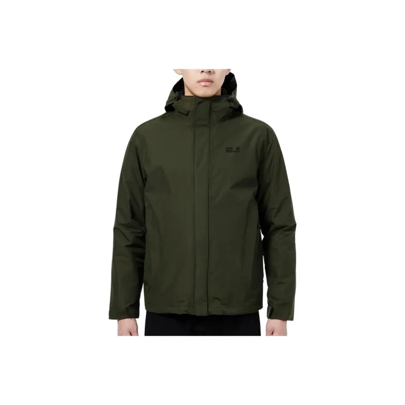 Jack Wolfskin Outdoor Hiking Windproof Thermal Windbreaker Jacket Men's-7