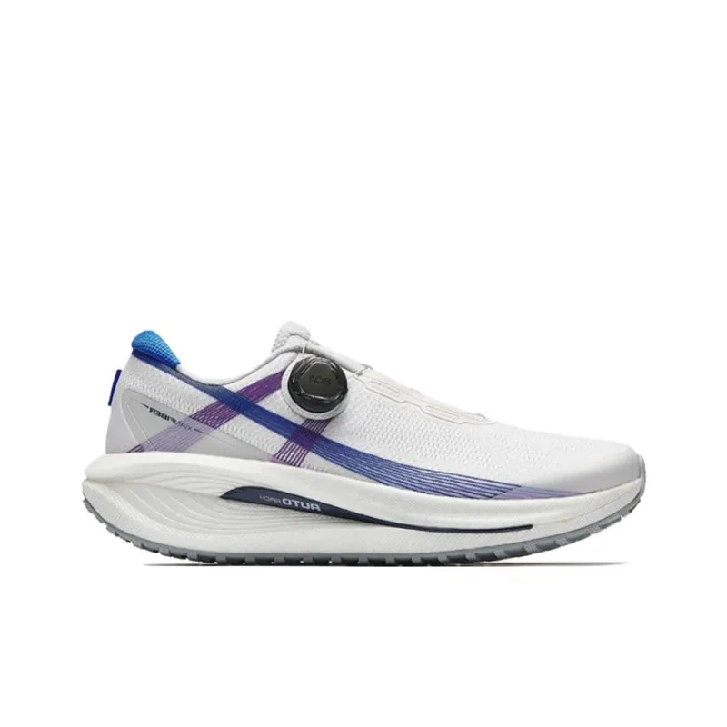Anta Champion All Weather Series Cushioning, Wear Resistant Low Top Running Shoes Women's White Blue-1
