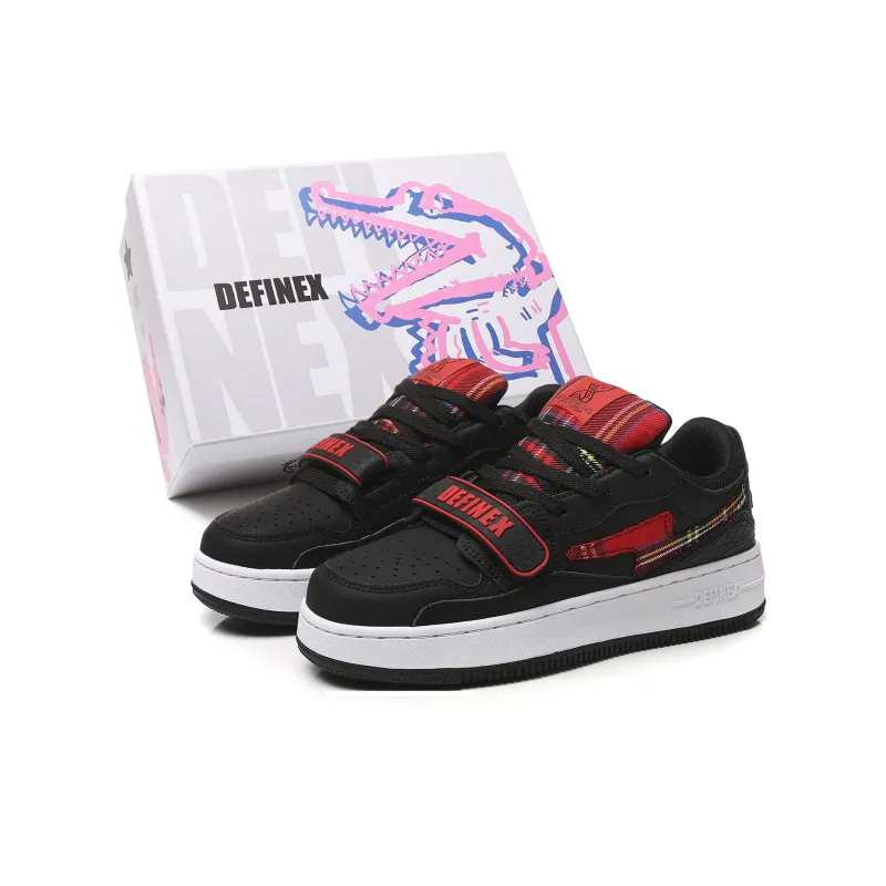 DEFINEX Low-Top Skateboard Shoes Unisex White-42