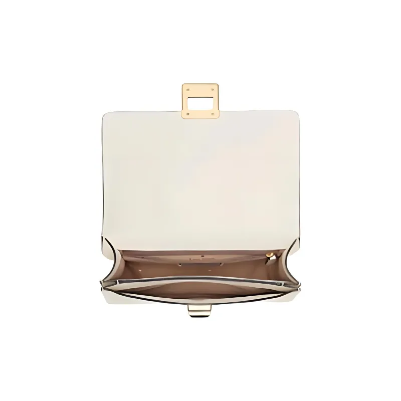 Kate Spade Cow Split Leather Shoulder Bag Small Size Women's White-1