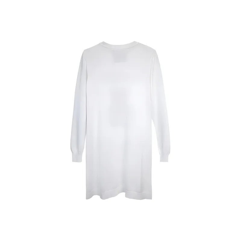 MOSCHINO Long Sleeved Dresses Women's White-1