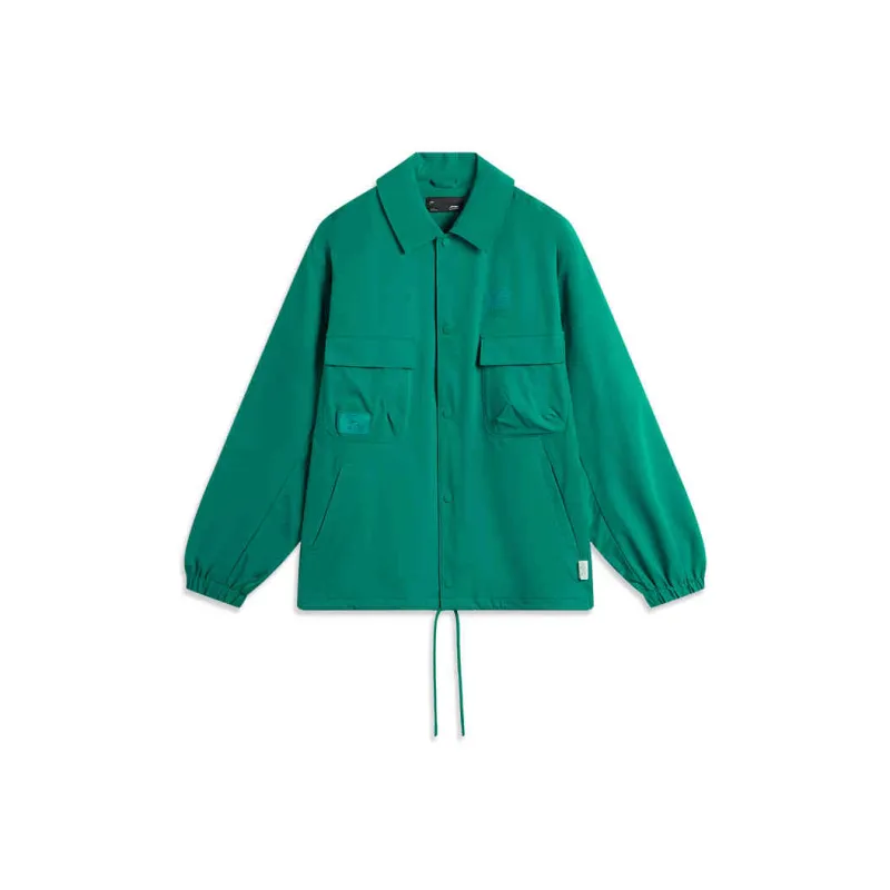 LiNing Sports Life Collection Jackets Coats Men's Stone Green-0
