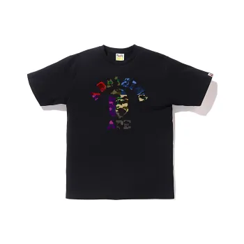 A BATHING APE Mix Camo College Tee