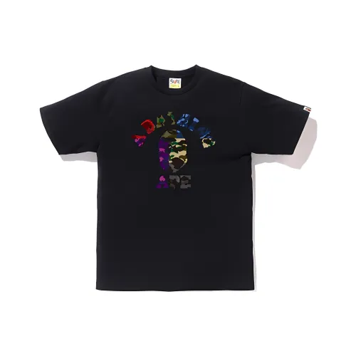 A BATHING APE Mix Camo College Tee