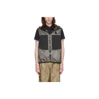 Moncler Vests Men Gray