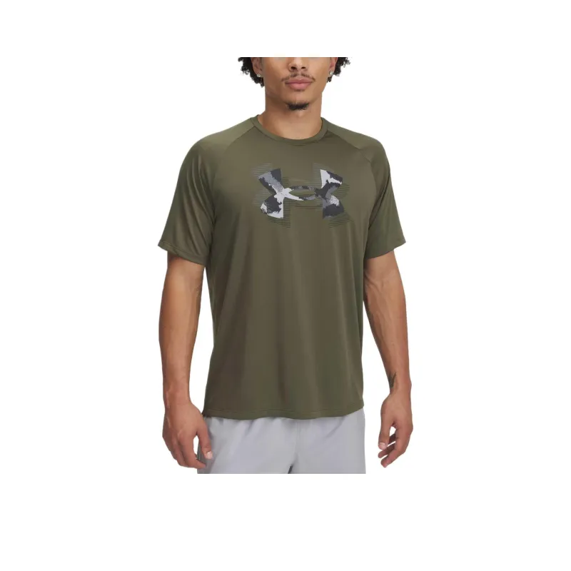 Under Armour Tech T Shirt Men's Green-0
