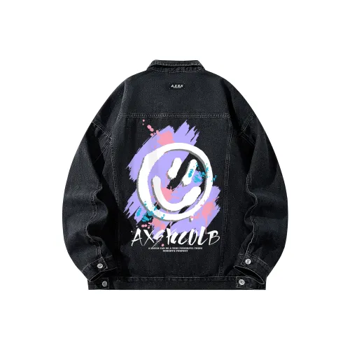 A.X.S.K Denim Jackets Unisex