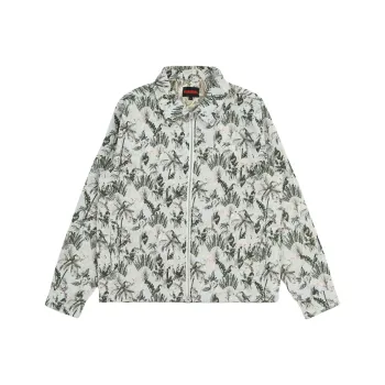 PLEASURES Parrot Work Zip up Shirt Jacket