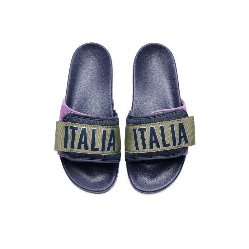 Kappa Quiet Slip Resistant Abrasion Resistant Slide Slippers Unisex Purple-3
