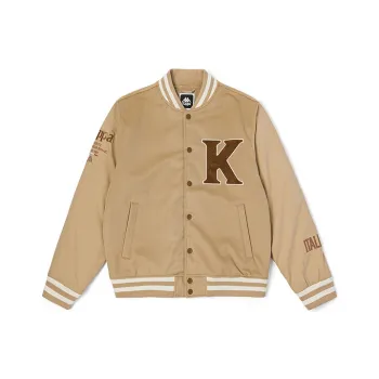 Kappa Letter Stripes Baseball Collar Puffer Jacket Men's