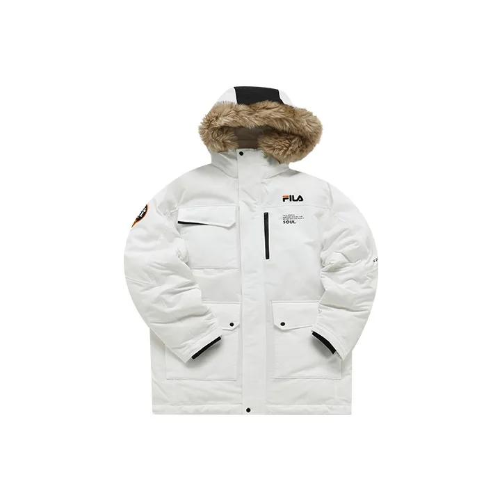 FILA FUSION Down Jacket Winter Men's Standard White-0
