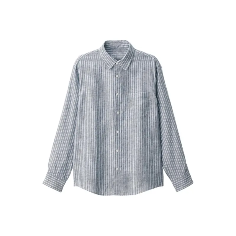 MUJI Hemp Collection Shirts Men-6